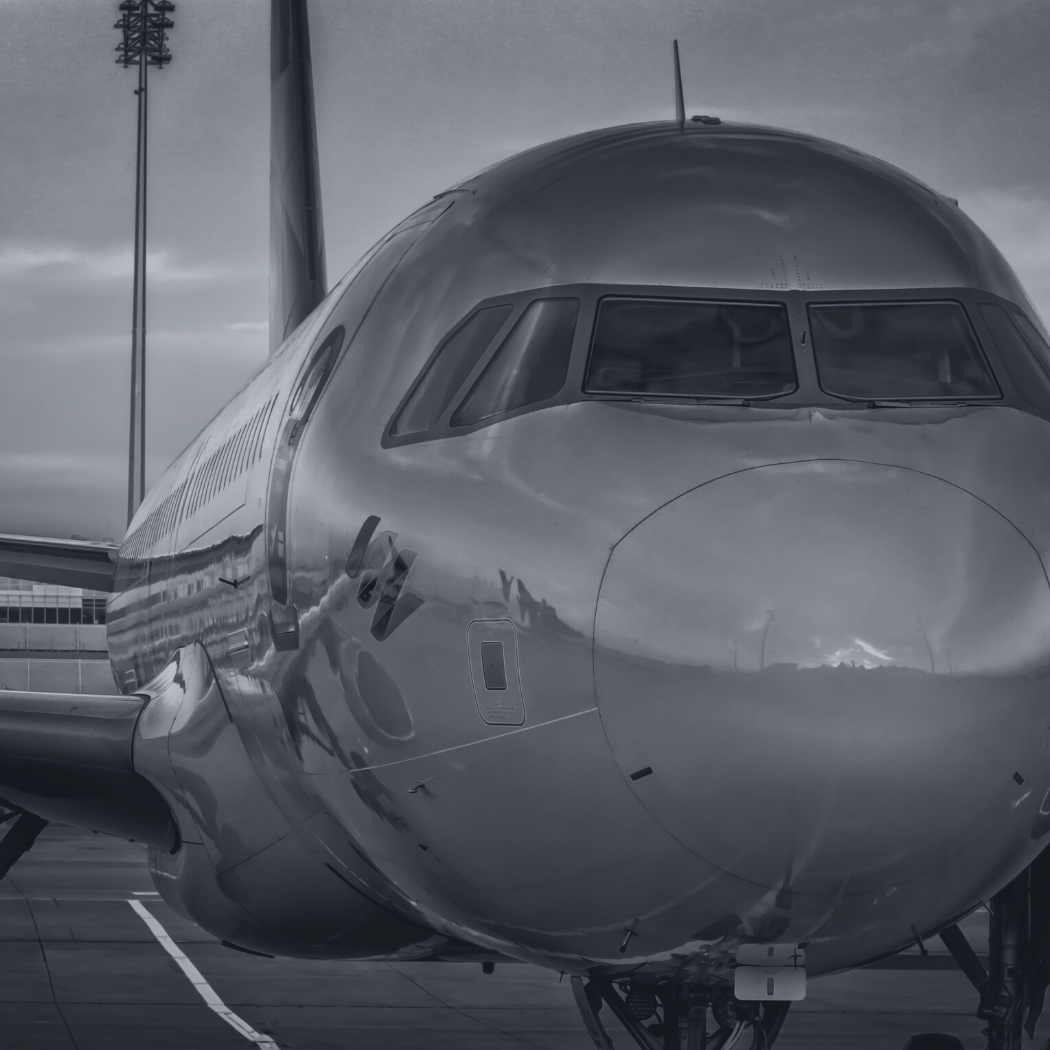 Parked aircraft